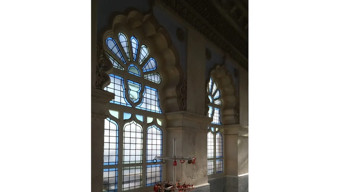 The interior of the Dargah