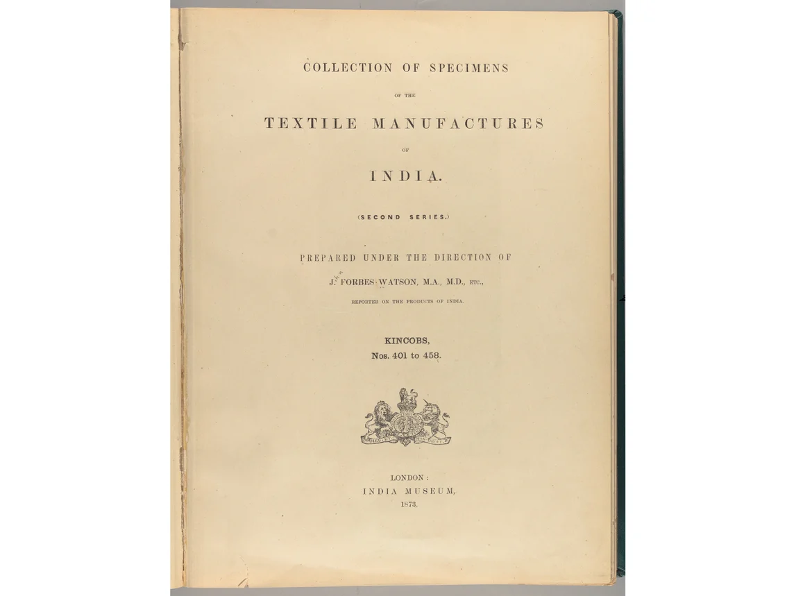 Title page of the book