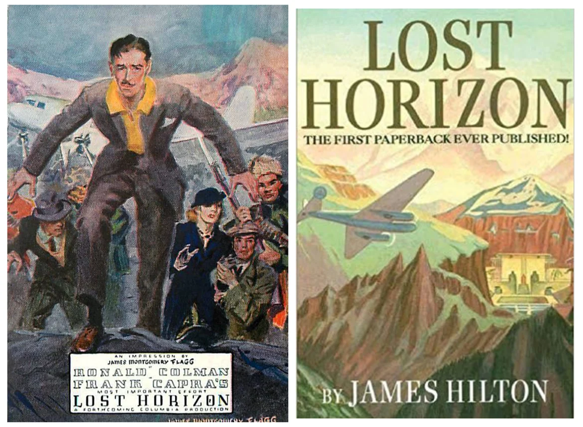 Lost Horizon movie (1937) and book (1933) 