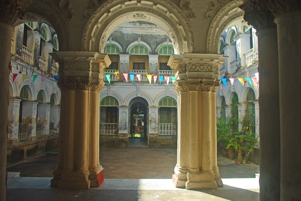 View from Thakurdalan of Sawoo family residential house