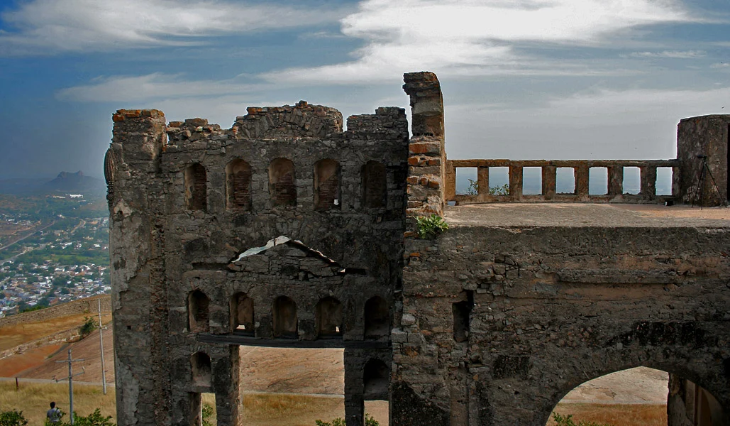 The ruins of the fort