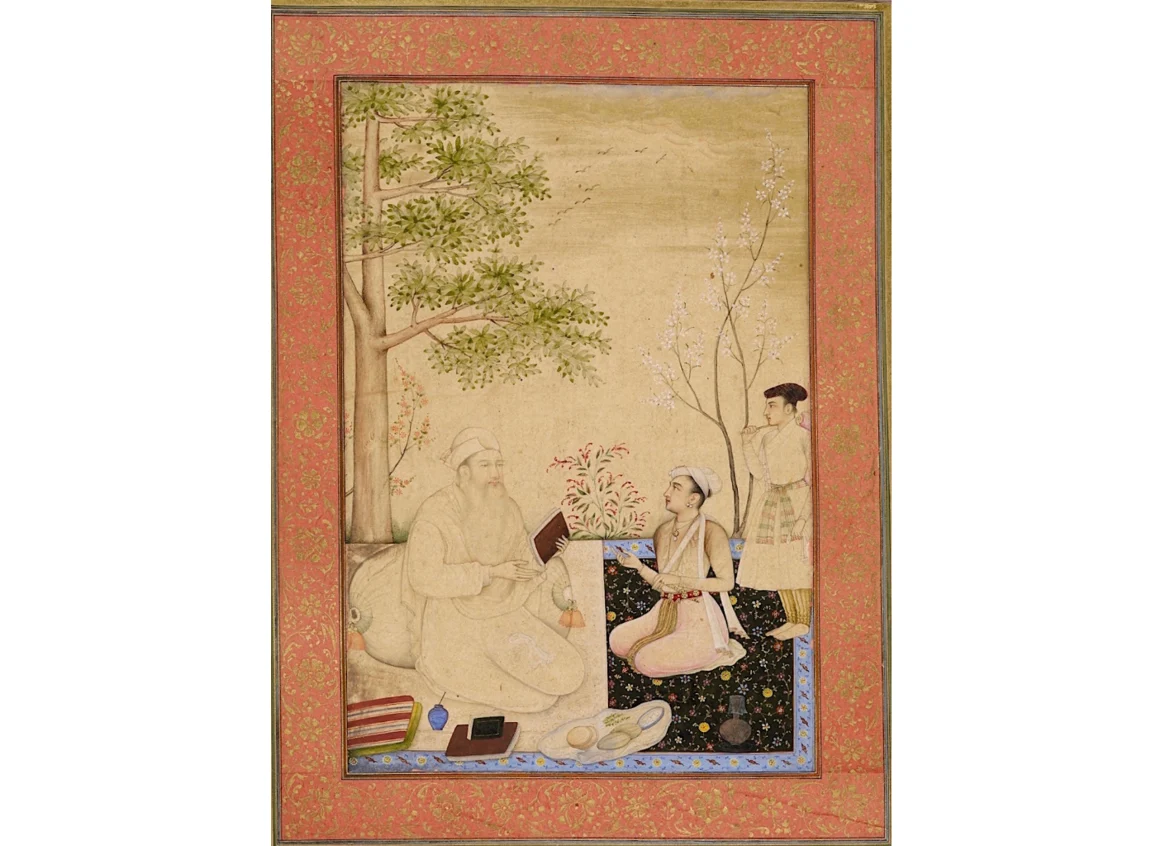 Dara Shikoh With A Tutor, attributed to Chitarman, c. 1630