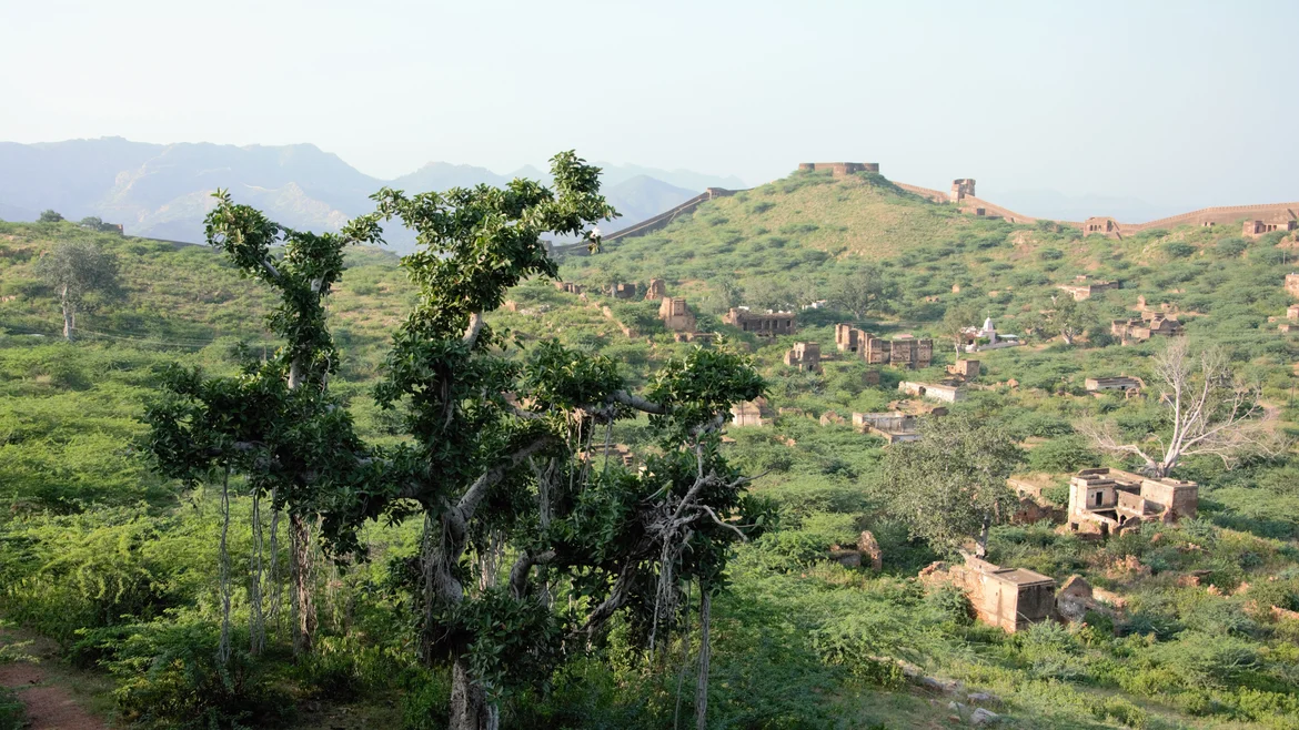 Settlement inside the fortress