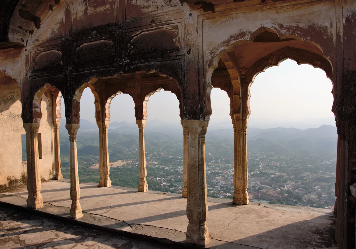 View of the town from the fort
