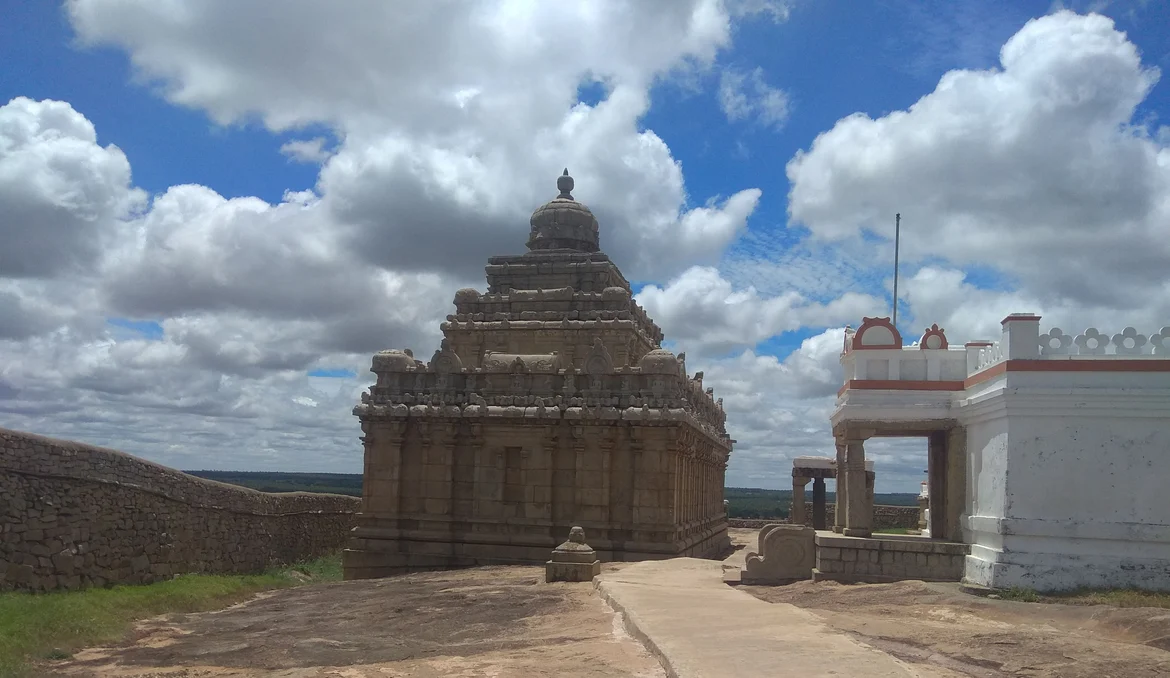 A Basadi on Chandragiri