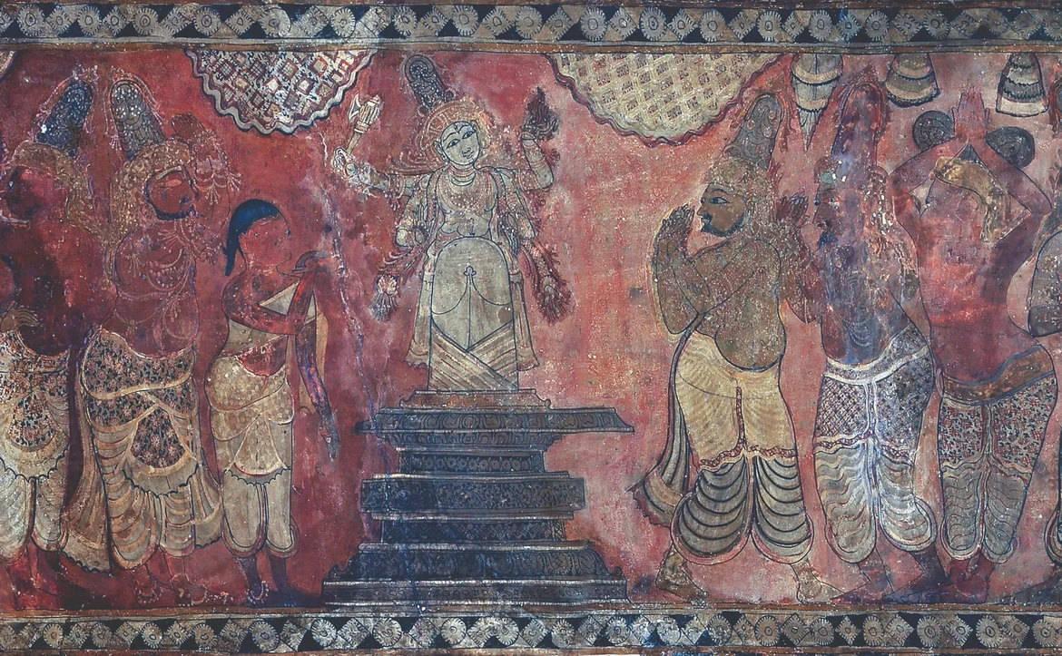 Panel B1, Scene 1, detail ‘Rescue of Markandeya or Lingodbhavamurti’ 