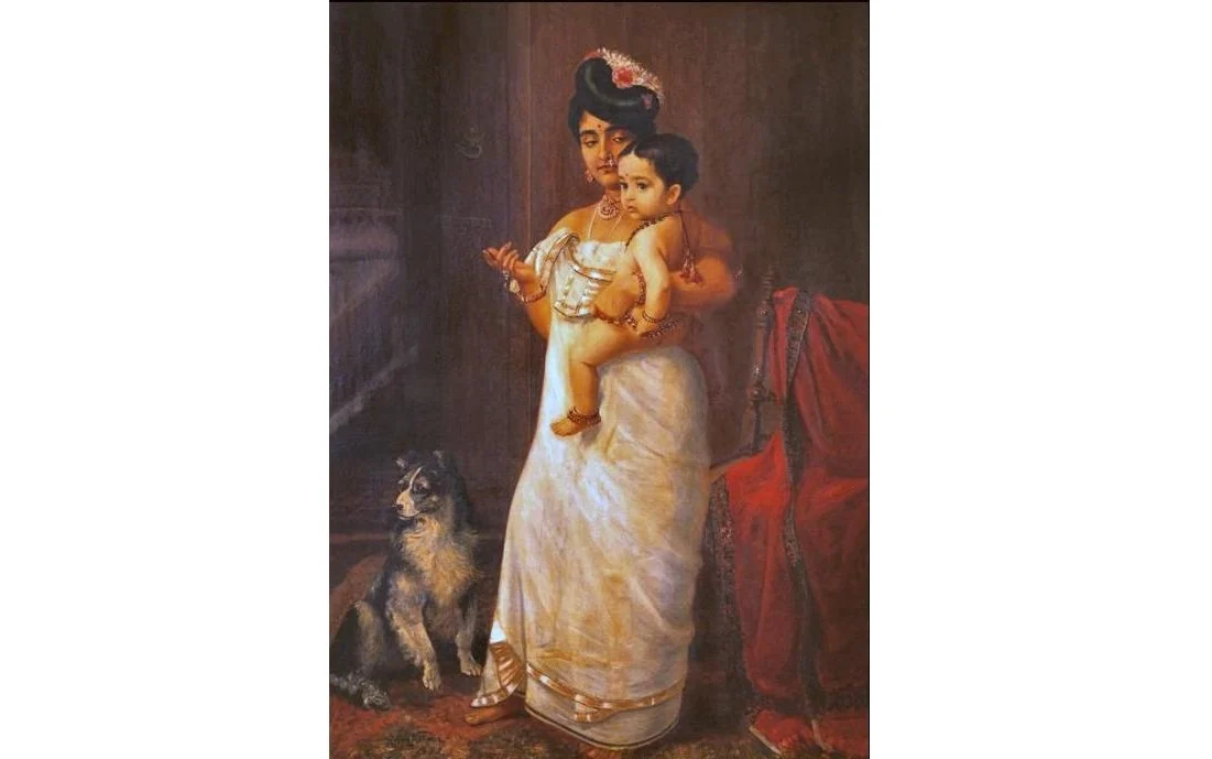 Portrait of a Nair Lady by Raja Ravi Varma