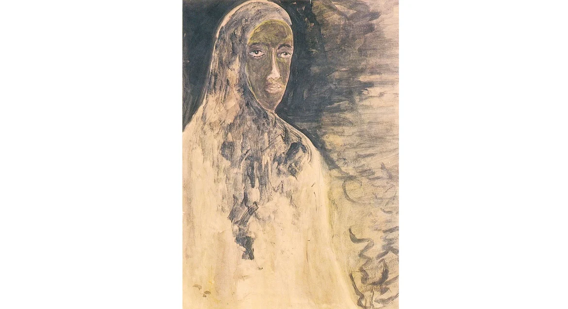 A female figure