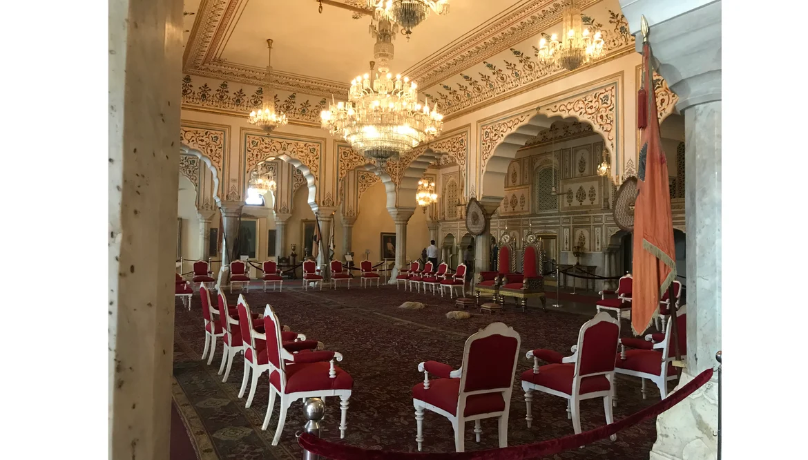 The Thrones in the Sabha Niwas