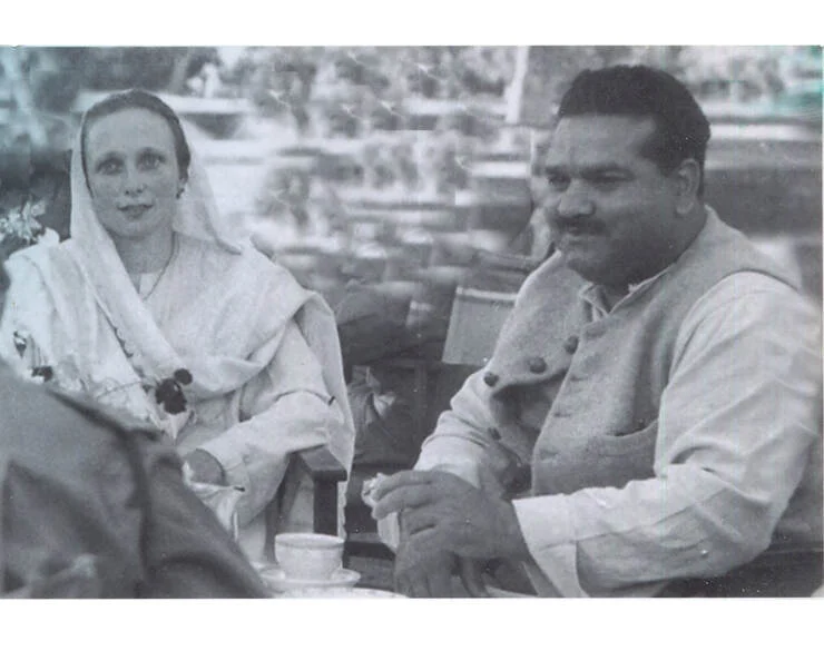 Freda and B.P.L. Bedi in Kashmir in the 1940s