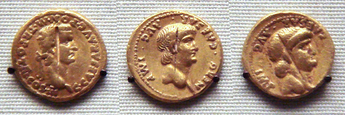 Some Roman coins found in Tamil Nadu