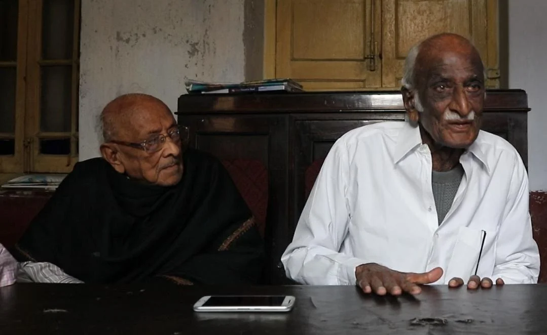 Bhujanga Bhusan Dhur’s son Purna Chandra Dhur (R) and nephew Barendra Chandra Dhur