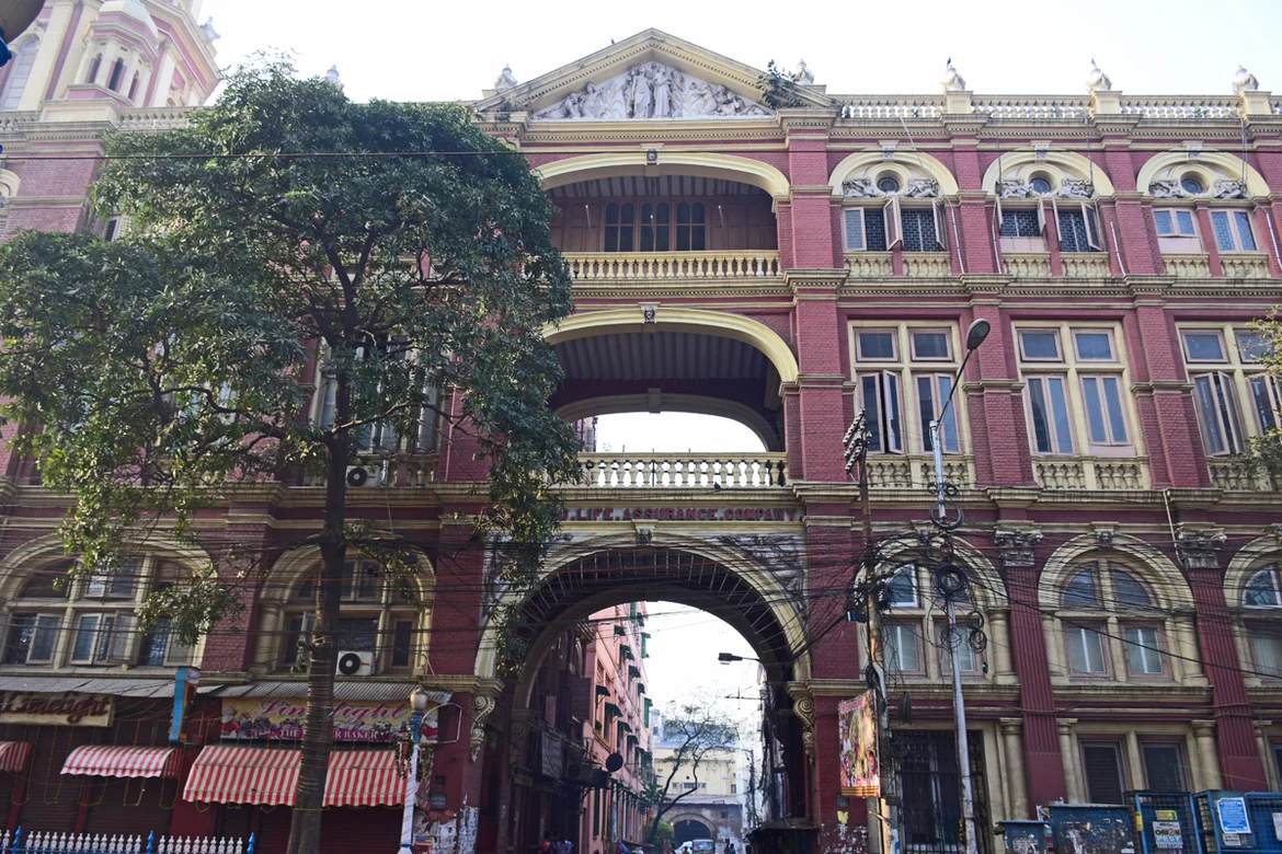 Entrance of Vansittart Row where Godown of Rodda & Co was located