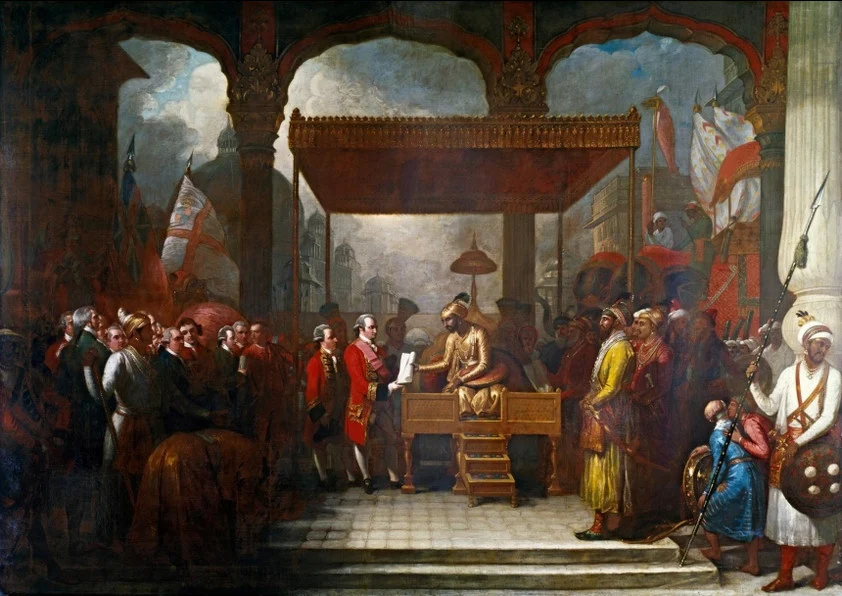 Treaty of Allahabad Benjamin West 1818