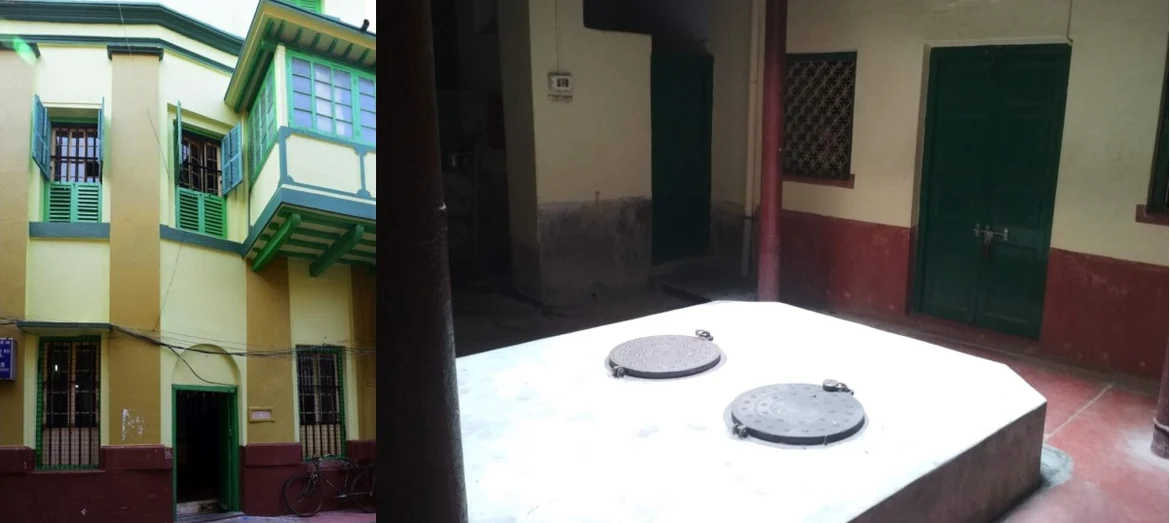 Bhujanga Bhusan Dhur’s house, where the stolen arms were first hidden and unpacked