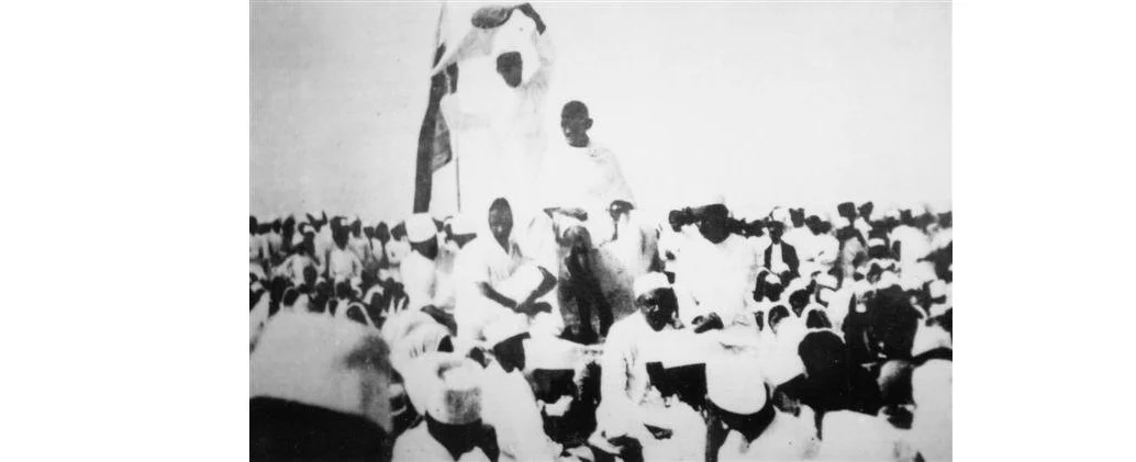 Gandhi during the Salt Satyagraha
