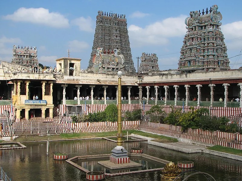 The temple pond today