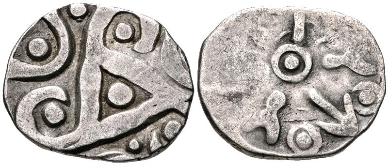 Silver coin of Kuru mahajanapada