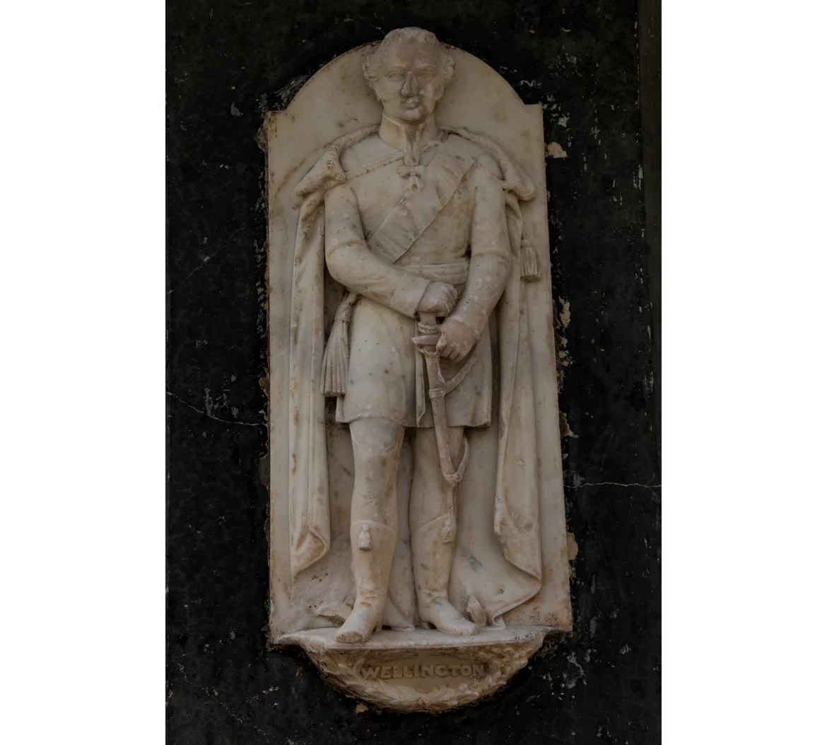 Plaque of Duke of Wellington