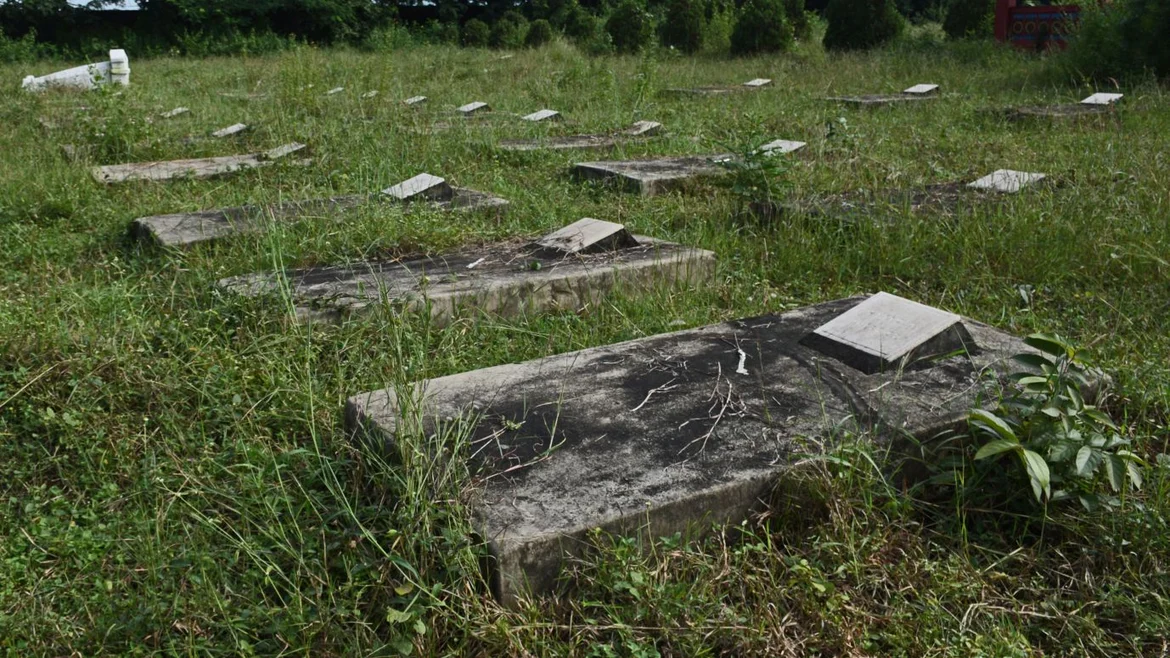 Rows of unknown warrior graves