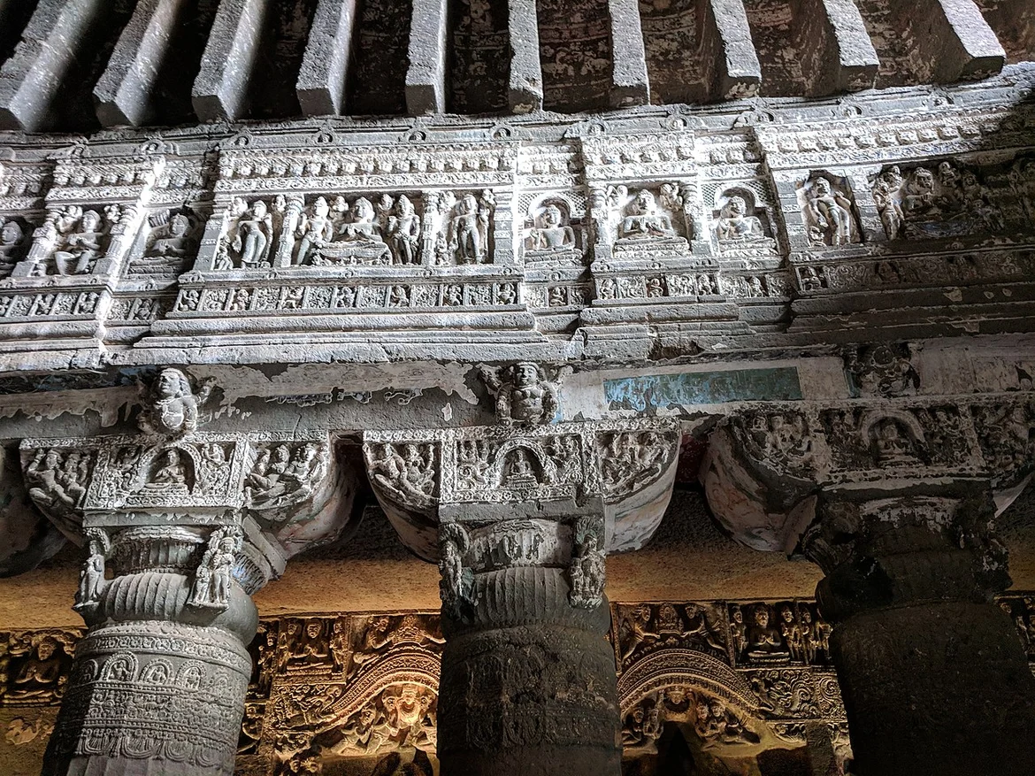 Interior of one of the caves