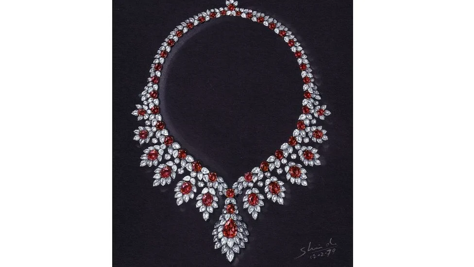 Shinde’s design for a Ruby necklace