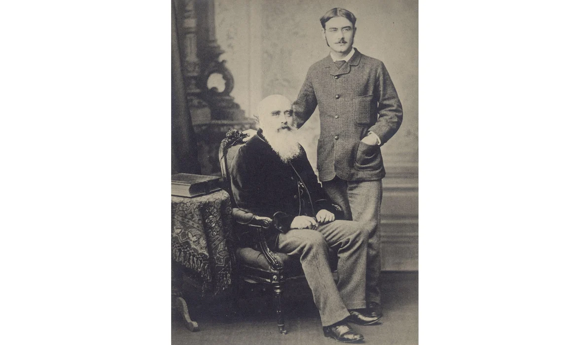 Rudyard with John Lockwood Kipling