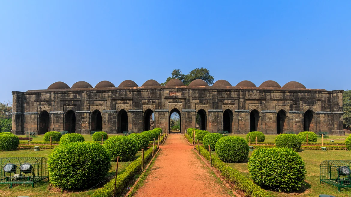 The Baradari or Bada Sona Masjid of Gauda