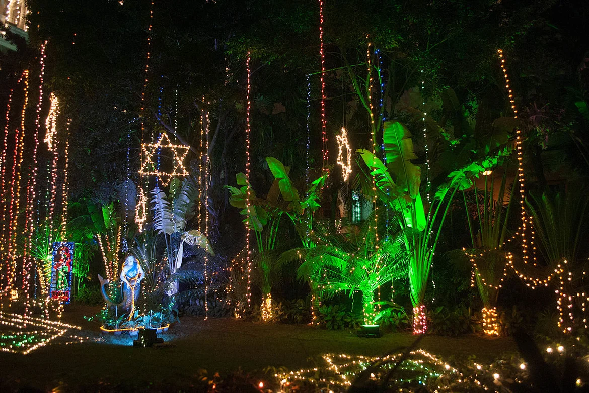 Christmas night celebration in Kolkata, 2011