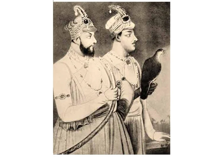 Mir Jafar with his son