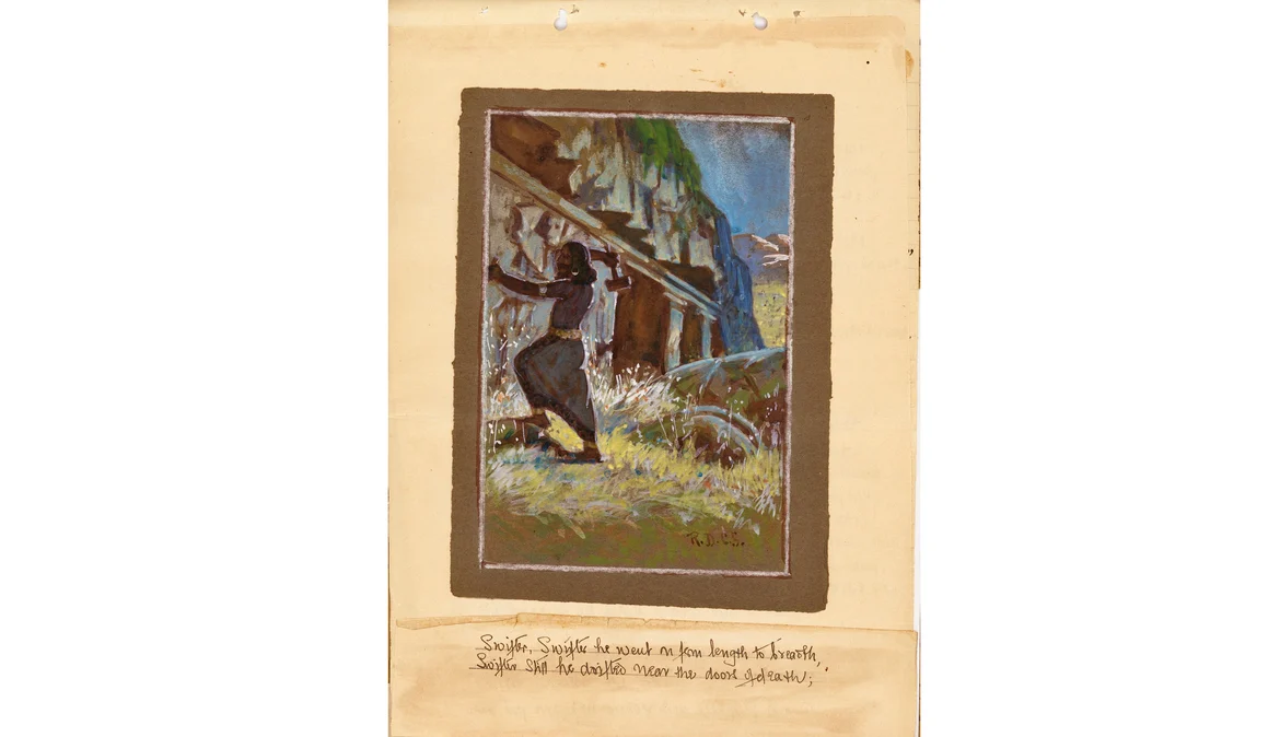 Rustom Siodia’s work which uses Ajanta’s architectural features