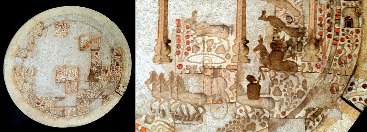 Indian plate found in Ai-Khanum