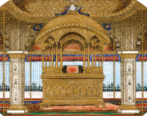Peacock throne