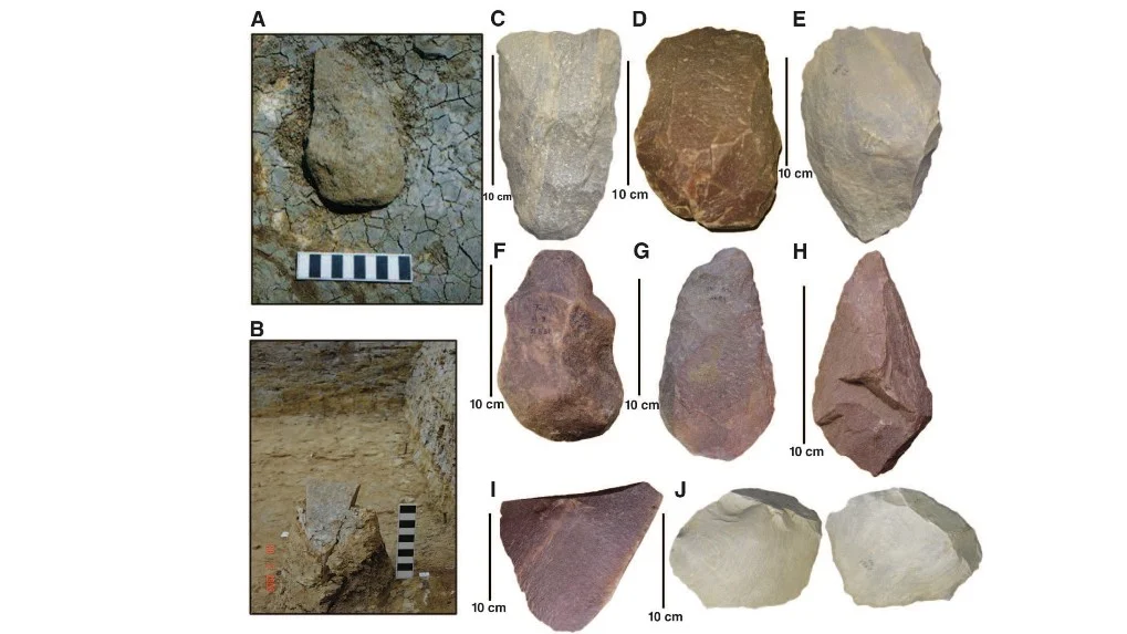 Stone tools from Attirampakkam 