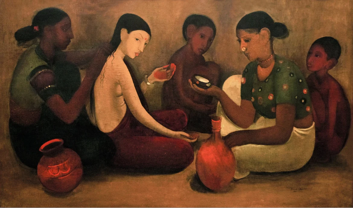 Bride’s Toilet by Amrita Sher-gil