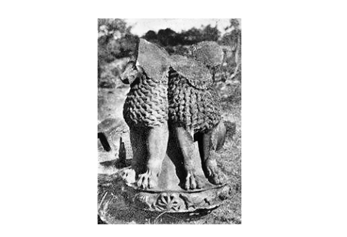 The Ashokan Pillar Capital at Sanchi