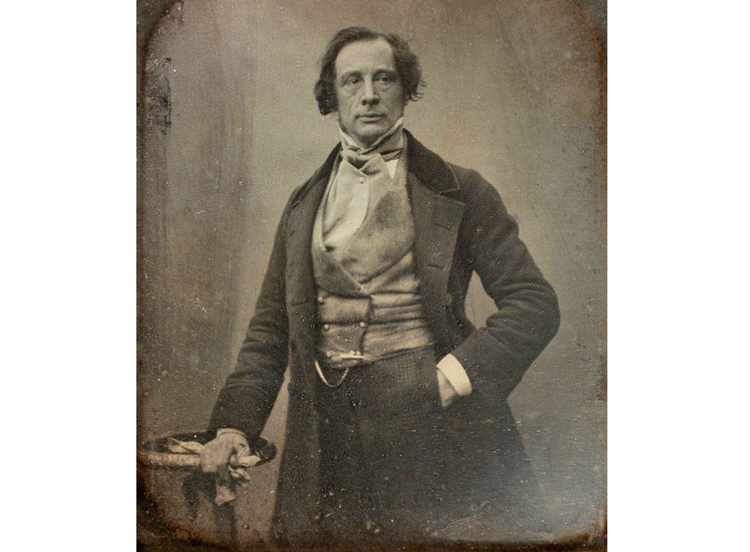 Portrait of Charles Dickens by Antoine Claudet, 1852 