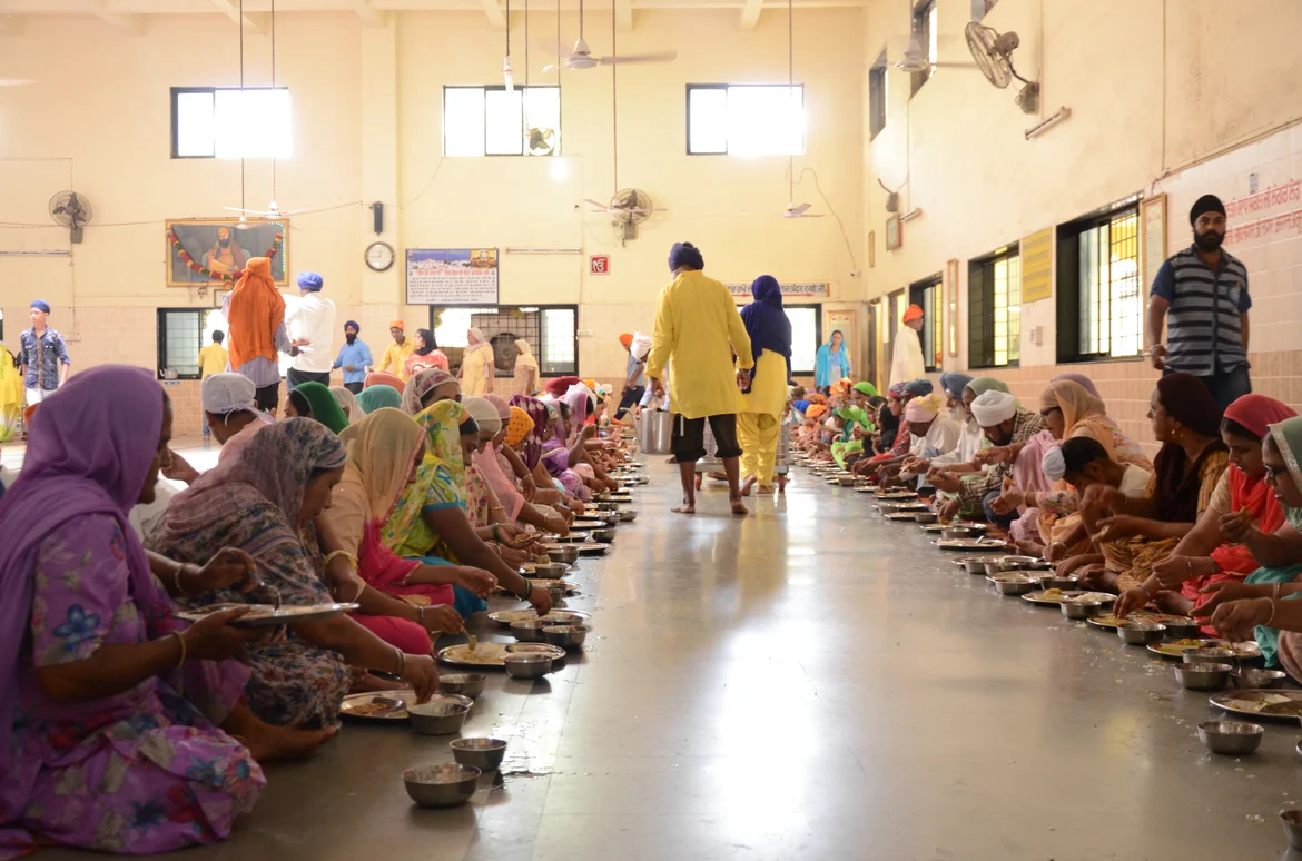 Langar in Nanded Gurdwara