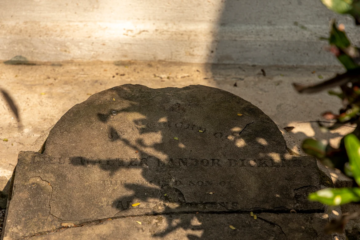 Walter Landor Dickens’ tombstone