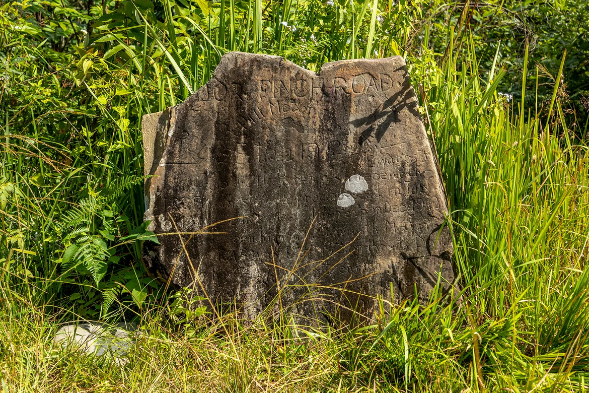 The Old Memorial Stone at Finch’s Corner
