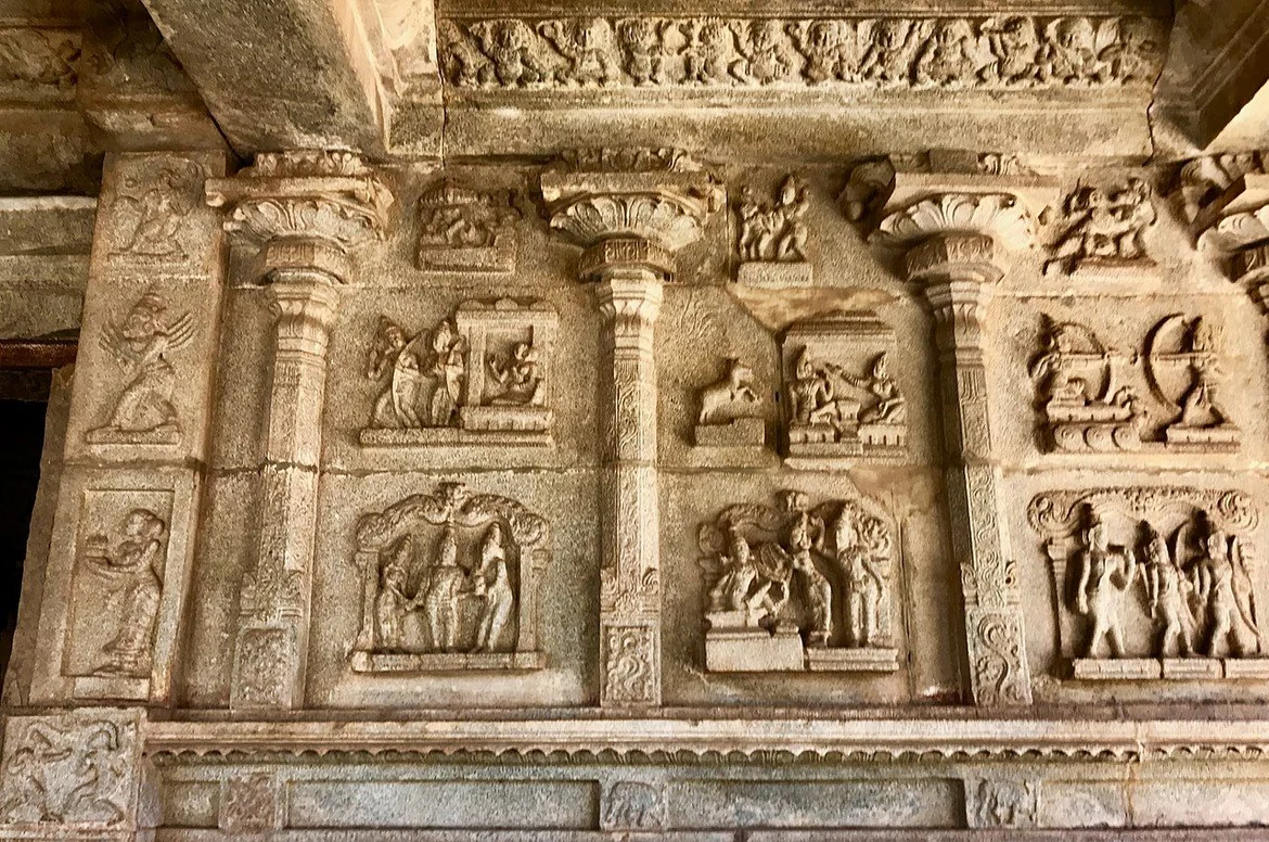 One of the Ramayana panels