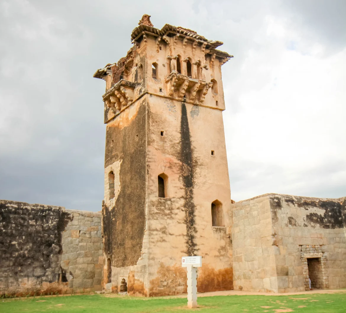 One of the watchtowers