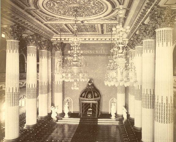 Durbar Hall with the gold throne