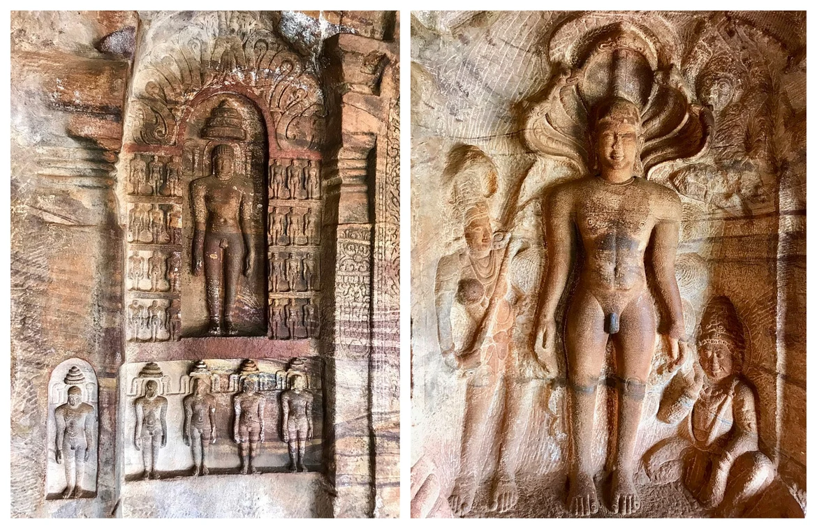 Images of Mahavira and Parshvanatha in Cave 4