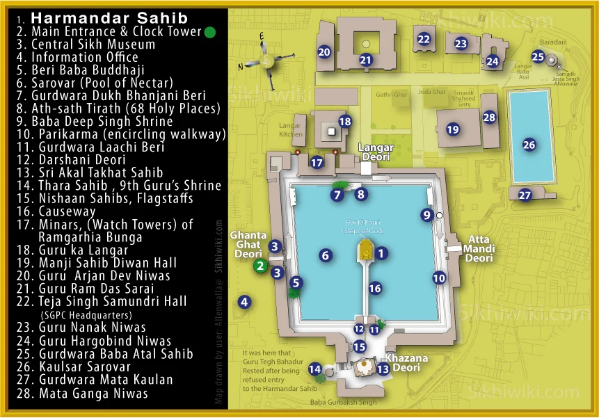Plan of the Golden Temple