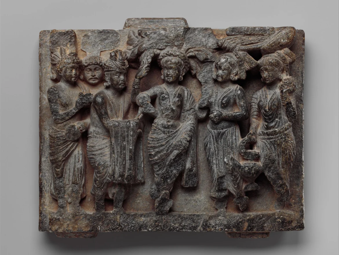 A depiction of Birth of the Buddha