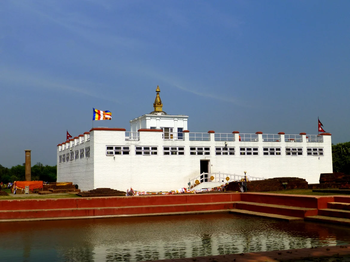 The Maya Devi Temple at Lumbini today