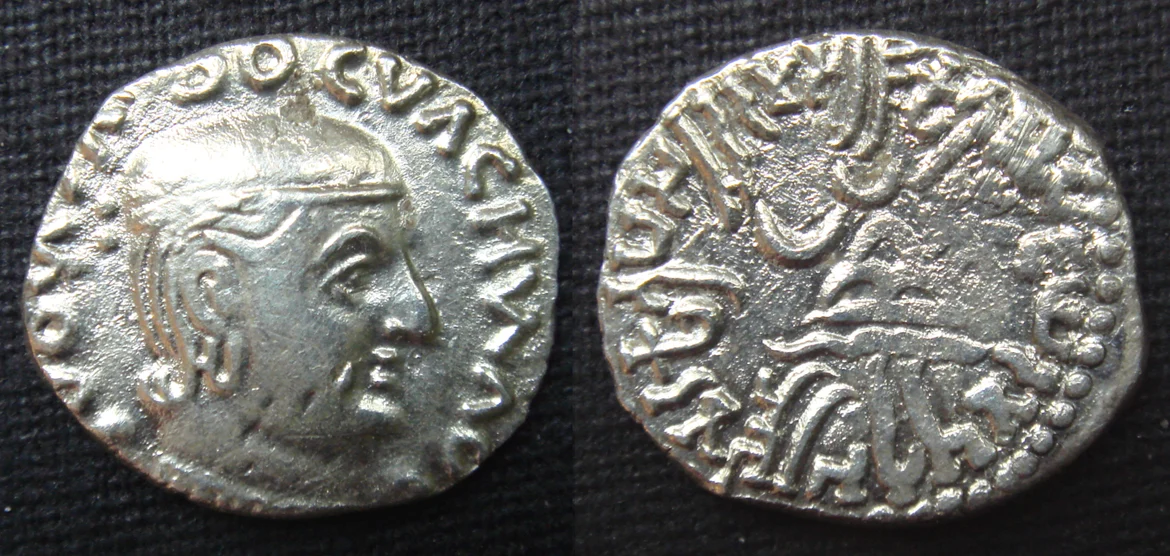 Silver coin of Mahakshatrapa Rudradaman I