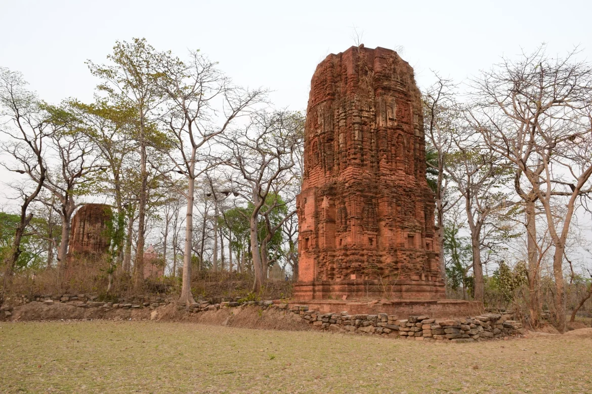 First temple from southern side with second temple in the background