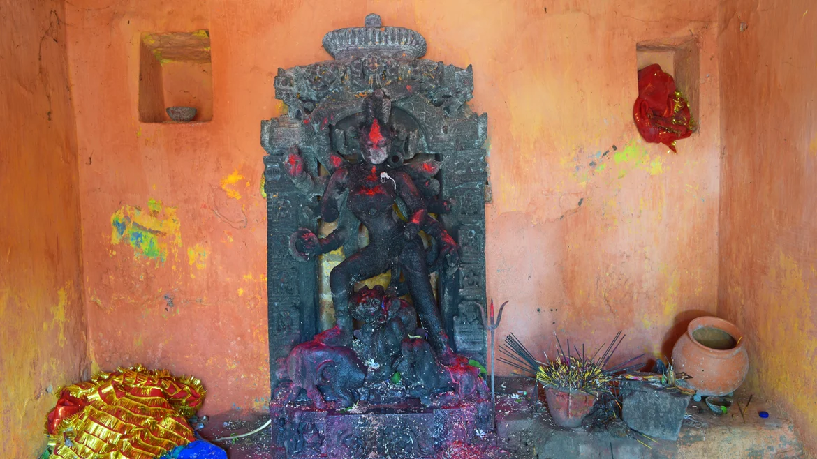 Idol of Eight-armed Durga